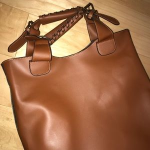 Big Brown Shoulder Bag